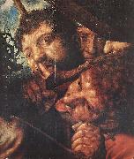 HEMESSEN, Jan Sanders van Christ Carrying the Cross (detail oil painting on canvas